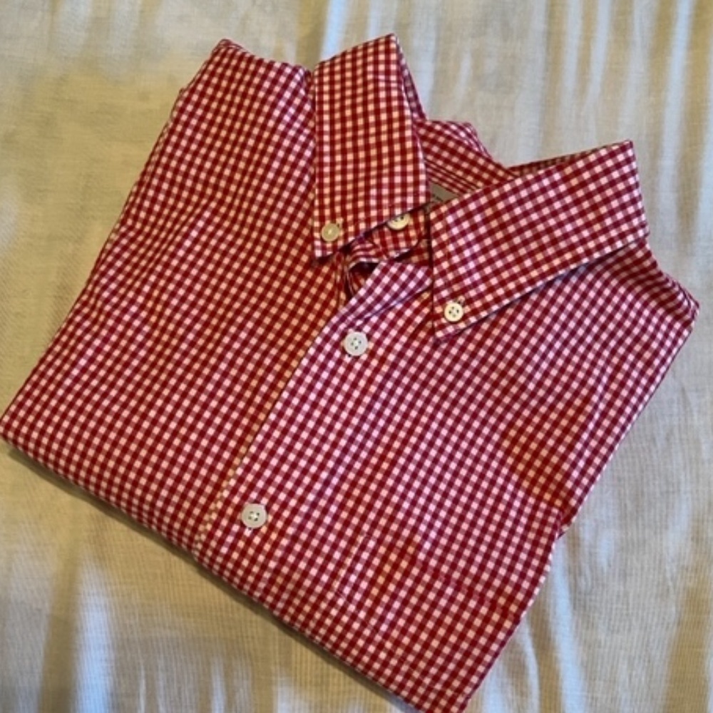 Jack Spade DEADSTOCK Red Gingham L/S Shirt Size M​​​​​​​​​​​​​​​​